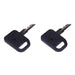 DURAFORCE 2 PACK KEYS AM131841 For John Deere For Gator 4X2 6X4 425 445 455 GT235 GT245