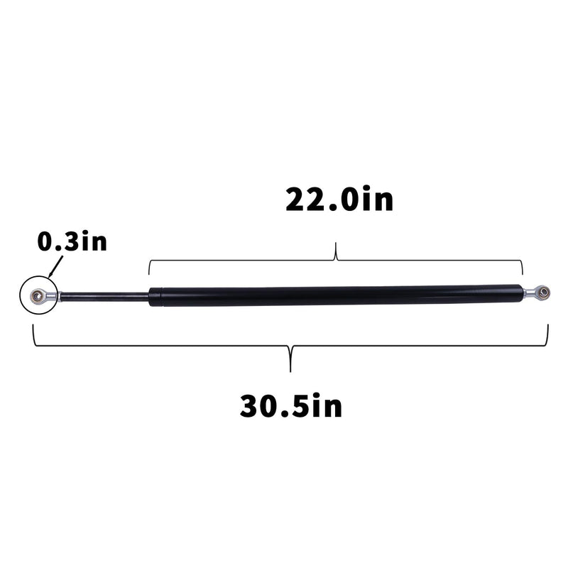 DURAFORCE Hood Shock A99608 - L716008 for Kenworth T680 Peterbilt 579 Trucks L71-6020