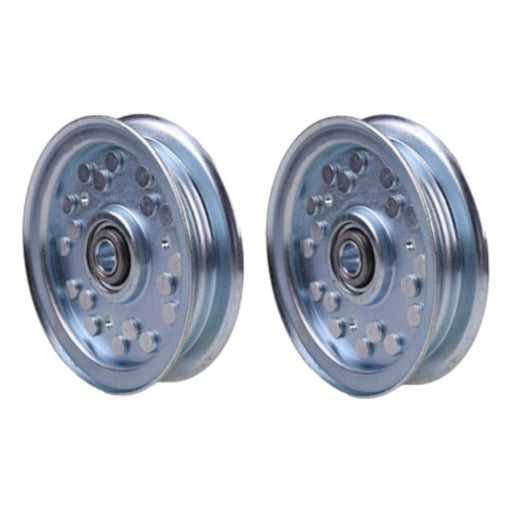 DURAFORCE 2PC Falt Idler Pulley 033600100 for Bad Boy Dixie Chopper 302244 3/4''