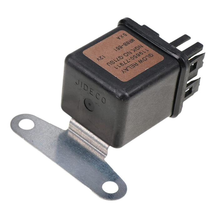 DURAFORCE Glow Plug Relay 119650-77910 for Kubota L2900DT L3010DT L3300DT L3410DT Tractors