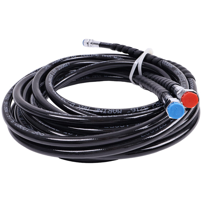 DURAFORCE Hydraulic Hose Kit HO5116 for SeaStar Outboard Steering Boat Teleflex Marine