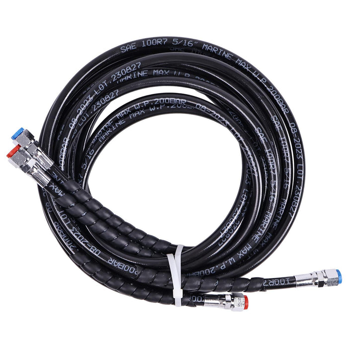 DURAFORCE Hydraulic Hose Kit HO5116 for SeaStar Outboard Steering Boat Teleflex Marine