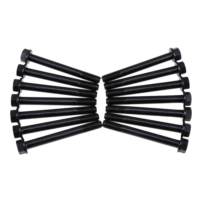 DURAFORCE 14PCS Cylinder Head Bolts 31A0121100 31A01-21100 for Mitsubishi Engine S3L2 S4L2