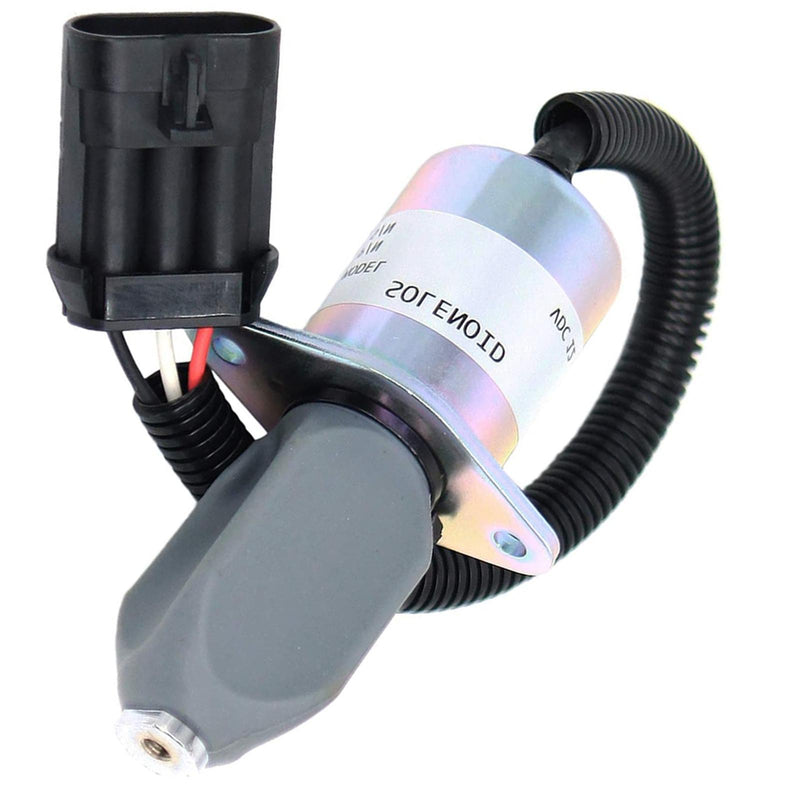 DURAFORCE 12V Fuel Solenoid 6681513 6681512 for Bobcat Skid Steer 325 328 751 7753 853 953