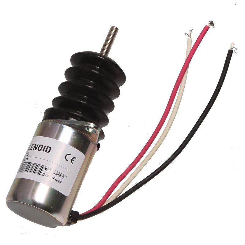 DURAFORCE Fuel Shut off Solenoid AM124379 for john deere 375 675 675b 3375 4475 4475 6675