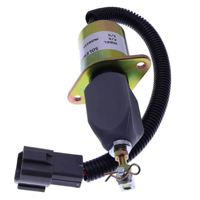 DURAFORCE Fuel Solenoid Stop SA-4673-S For Yanmar 4NTE94 Engine on Mini Excavator Tractor