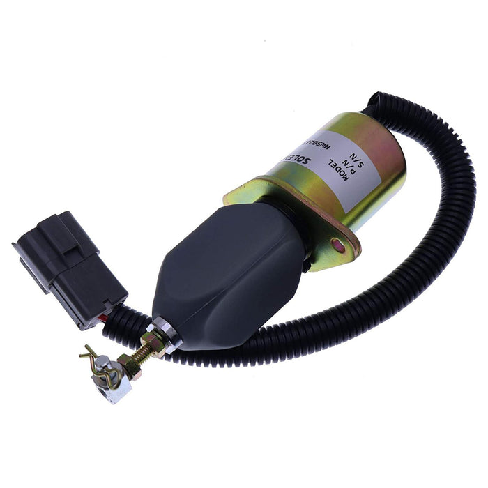 DURAFORCE Fuel Solenoid Stop SA-4673-S For Yanmar 4NTE94 Engine on Mini Excavator Tractor