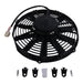 DURAFORCE 12V Electric Cooling Radiator Fan Blower 30100365 Fits SPAL VA09-AP8/C-27S