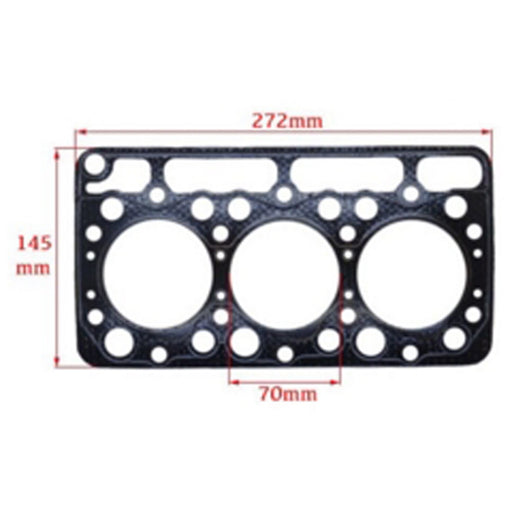 DURAFORCE New Cylinder Head Gasket 15975-03310 For Kubota D750 Engine B5200D/B7100HST-E