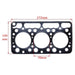 DURAFORCE New Cylinder Head Gasket 15975-03310 For Kubota D750 Engine B5200D/B7100HST-E