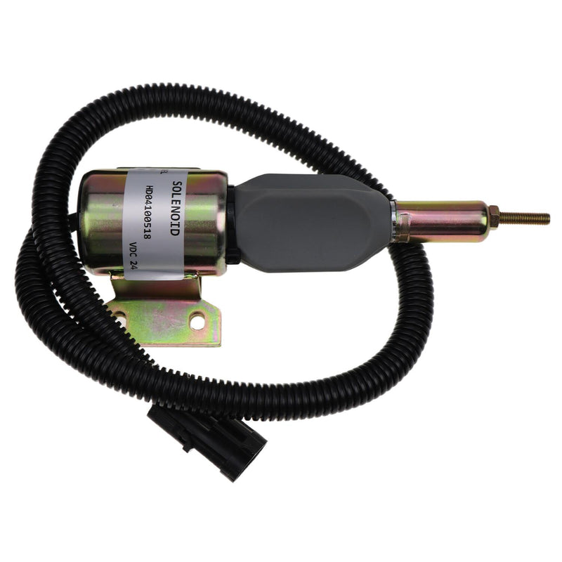 DURAFORCE New Fuel Shutoff Solenoid Valve 3935432 24V for Cummins 6BT 5.9L Engine