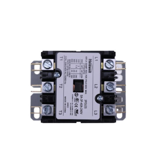 DURAFORCE 3 Poles 40 Amp 240V AC SA-3P-40A-240V Coil Definite Purpose Contactor