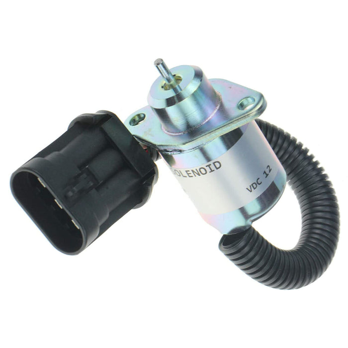 DURAFORCE Shutoff Solenoid Valve 6670602 12V for Bobcat 463 553 S70 S100 3Pin