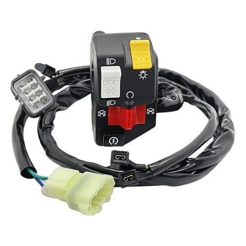DURAFORCE Left Handlebar Start Kill Switch Headlight for Honda Rancher 420 TRX420FM/420TM