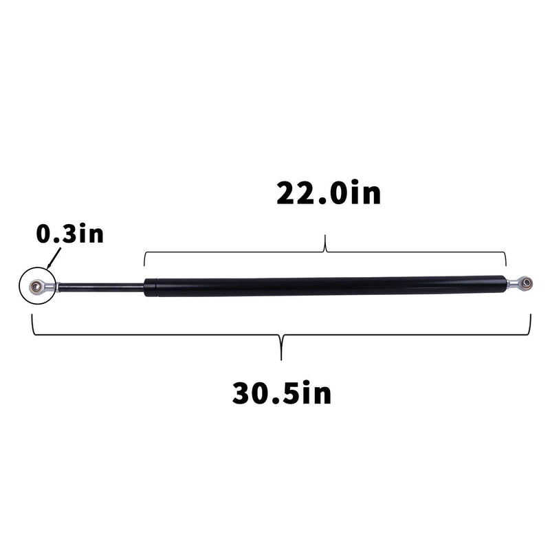 DURAFORCE 2X Hood Shock for Kenworth T680 Peterbilt 579 Trucks L71-6020 A99608 - L716008