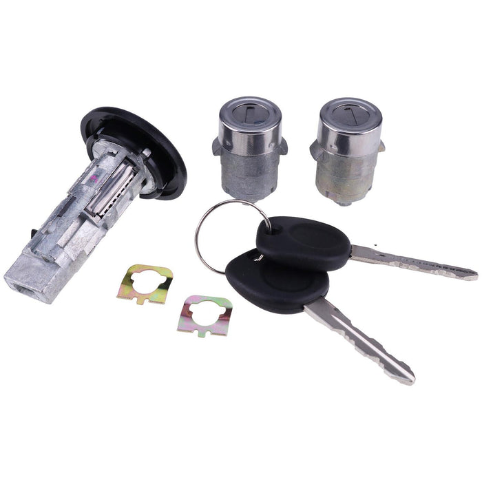 DURAFORCE Ignition Switch Door Lock Cylinder 706797 706592 for 2002 Silverado Chevy GMC
