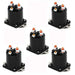 DURAFORCE 5Pcs 36 Volt 4 Terminal Solenoid for Club Car DS Golf Cart Part 36V 1976-1998
