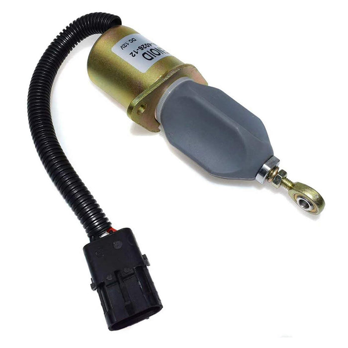 DURAFORCE New 12V Stop Solenoid for Gehl Skid Steer Loader SL4625 4625SX 4625DX Kubota