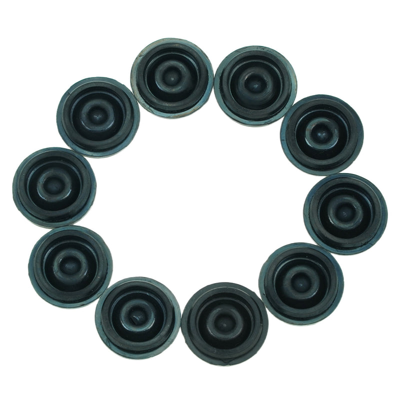 DURAFORCE Dexter EZ Lube Trailer Camper Axle Wheel Rubber Grease Plugs Hub Dust Cap 10pcs