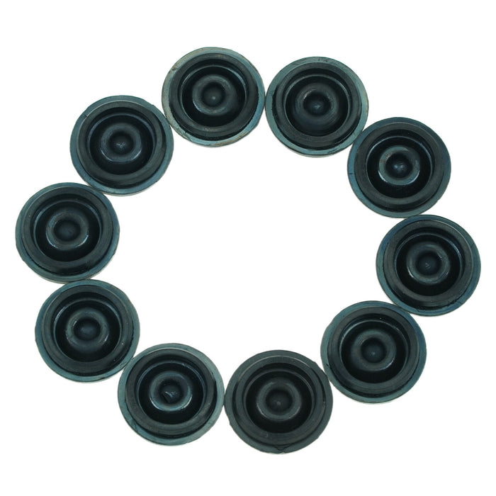 DURAFORCE 10×Dexter EZ Lube Trailer Camper Axle Wheel Rubber Grease Plugs Hub Dust Cap
