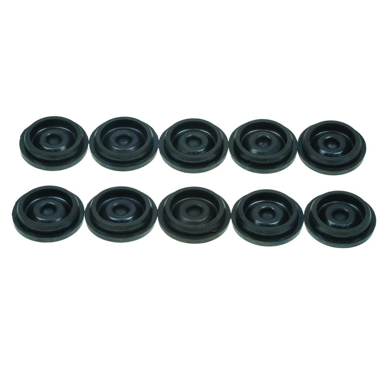 DURAFORCE Dexter EZ Lube Trailer Camper Axle Wheel Rubber Grease Plugs Hub Dust Cap 10pcs
