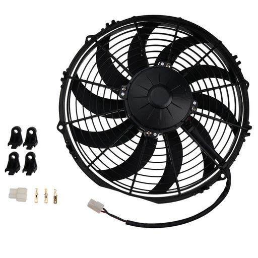 DURAFORCE 12V 30101504 12" Straight Blade Low Profile Fan VA10-AP50 C-25A 1097CFM For Spal