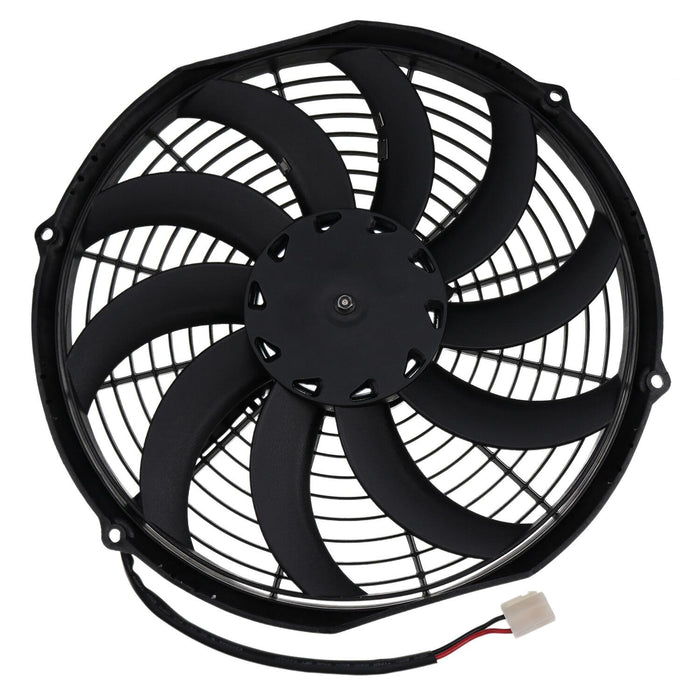 DURAFORCE 12V 30101504 12" Straight Blade Low Profile Fan VA10-AP50 C-25A 1097CFM For Spal