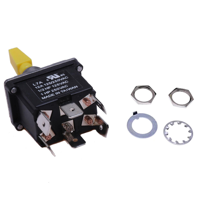 DURAFORCE Toggle Switch 8956K913 for Freightliner 6 Post 3 Momentary Position ON OFF ON