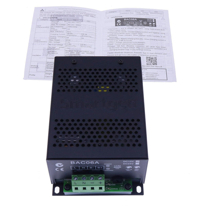 DURAFORCE New Battery Charger BAC06A 12V for Smartgen Generator BAC-06A BAC-06 12V