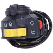 DURAFORCE Left Handlebar Switch Start Headlight for Suzuki Ozark 250 LT-F250 ATV 2002-2014