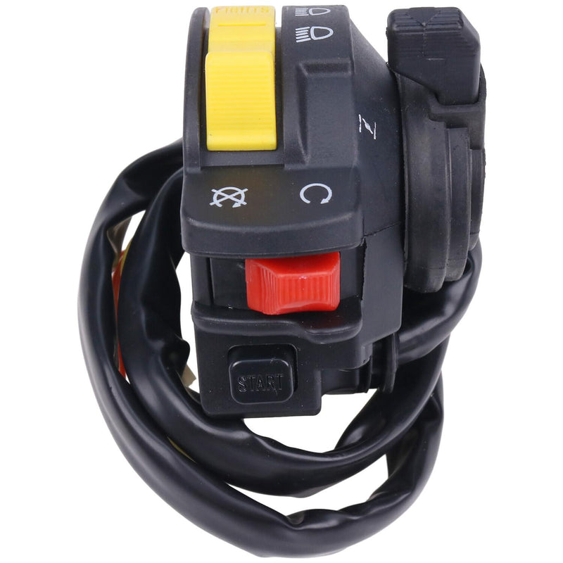 DURAFORCE Left Handlebar Switch Start Headlight for Suzuki Ozark 250 LT-F250 ATV 2002-2014