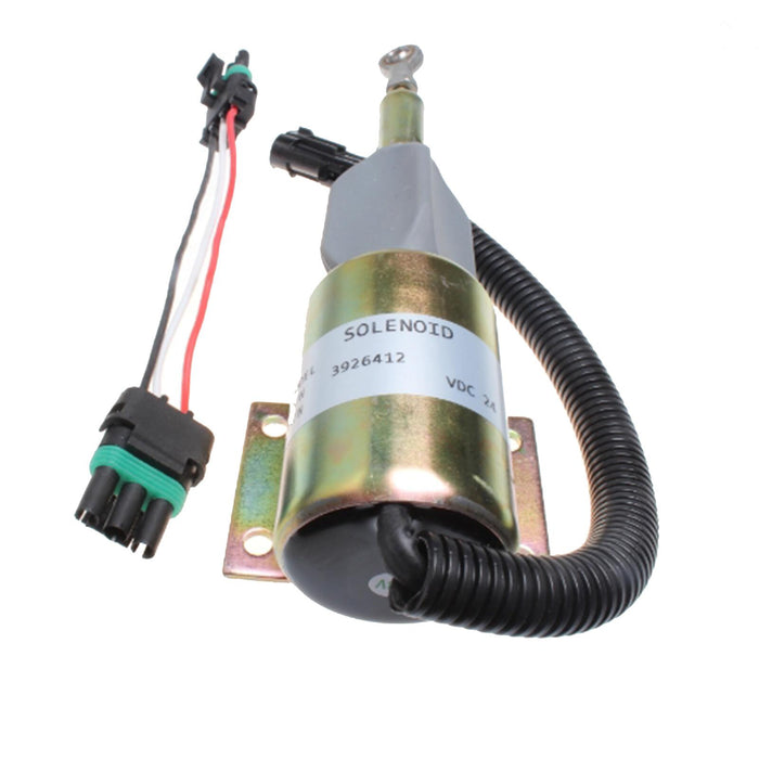 DURAFORCE New 24V Fuel Shutoff Solenoid for John Deere Loaders 624H 670C 670CH 672CH