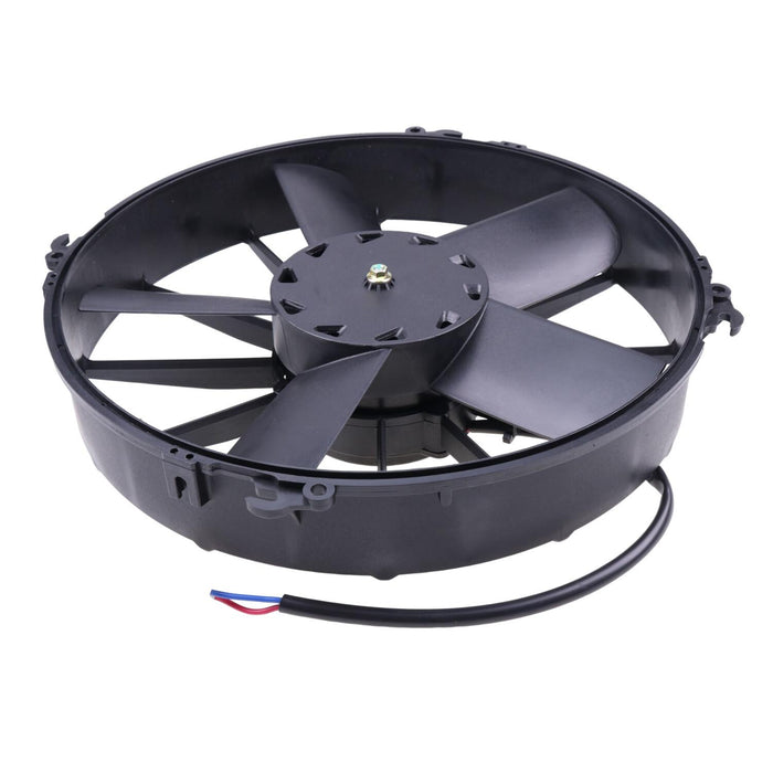 DURAFORCE New Puller Radiator Cooling Fan 30102038 for Spal 1640 CFM Paddle Blades 12In