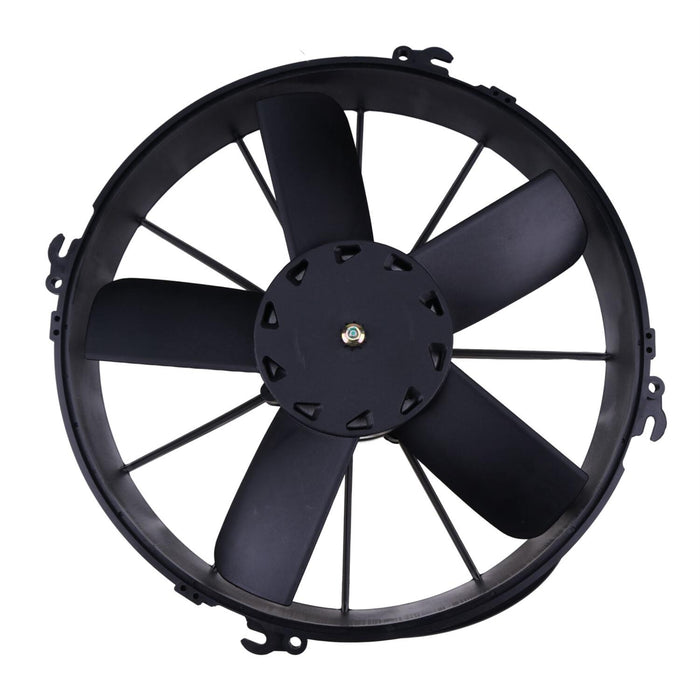 DURAFORCE New Puller Radiator Cooling Fan 30102038 for Spal 1640 CFM Paddle Blades 12In