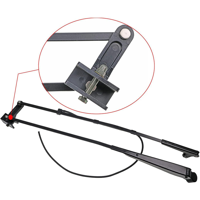 DURAFORCE Windshield Wiper Arm & Blade Kit 7251263 7251264 For Bobcat S740 S750 S770 S850