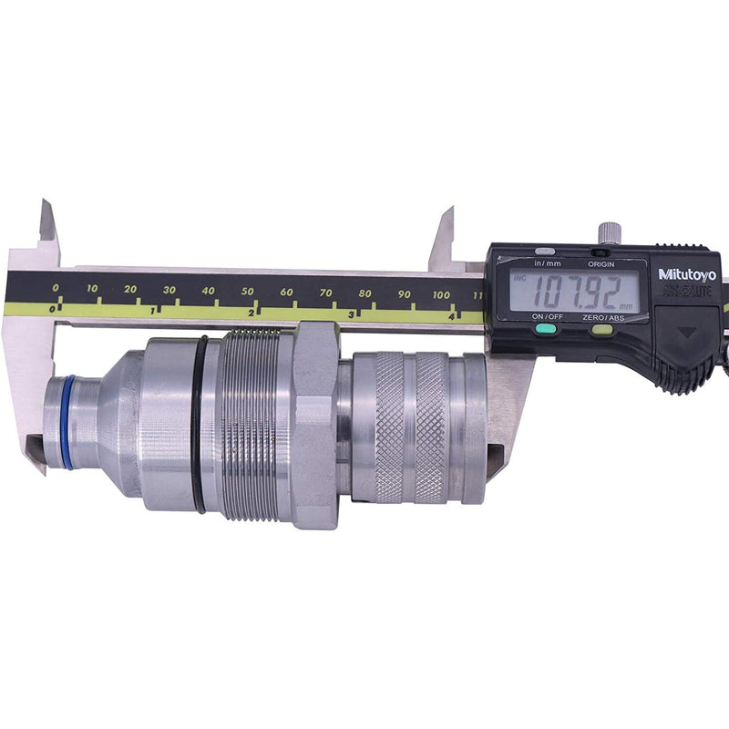 DURAFORCE Hydraulic Female Flat Face Quick Coupler AT406475 for John Deere 318E 319E 320E