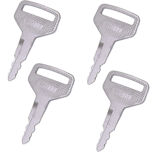 DURAFORCE Set (4) 36919-75190 Ignition Keys for Kubota M Series Cab Tractors L3600 L4200