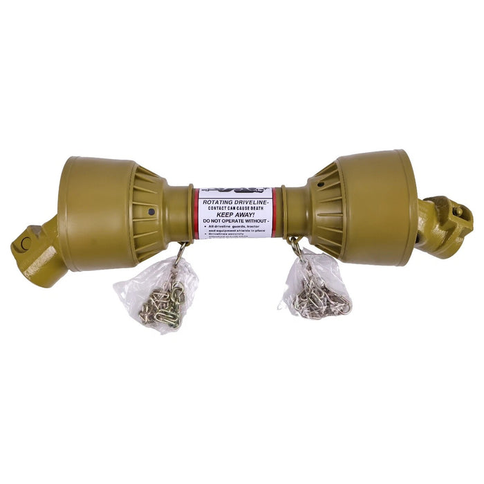 DURAFORCE Pto Shaft Pto Drive Shaft 1-3/8" 6 Spline Ends Round End T1 20"-24" For Tractor