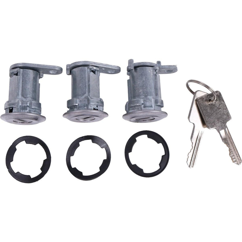 DURAFORCE NewDoor Lock Cylinder & Keys 8122874K3 For Jeep CJ Wrangler YJ Cherokee XJ 84-90