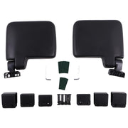 DURAFORCE No Drilling Side Rear View Mirrors For EZGO Yamaha Club Car Golf Cart