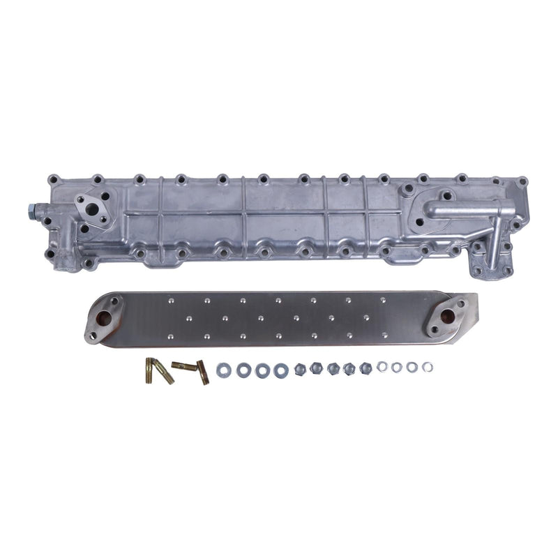 DURAFORCE Oil Cooler Assembly 1-21700-249-1 1-21700-249-2 For Isuzu Engine 6BG1 6BD1 6BD1T