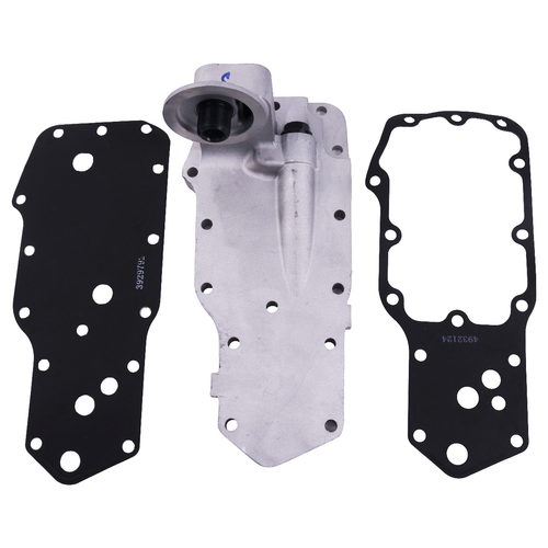 DURAFORCE Oil Filter Mount Housing W/Gaskets For 89-02 Dodge Cummins 6B 6BT 6BTA 5.9L