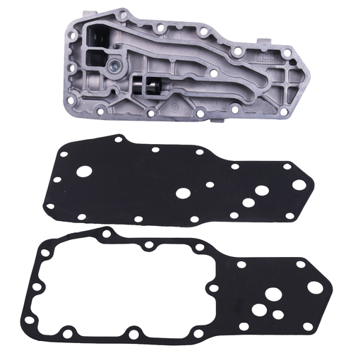 DURAFORCE Oil Filter Mount Housing W/Gaskets For 89-02 Dodge Cummins 6B 6BT 6BTA 5.9L