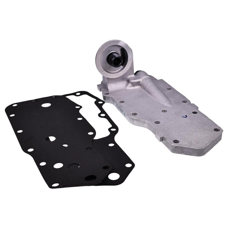 DURAFORCE Oil Filter Support Head Cooler Cover w/Gasket 4934217 For Cummins 6B 6BTA B5.9L