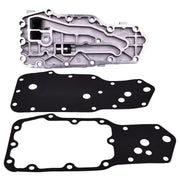 DURAFORCE Oil Filter Support Head Cooler Cover w/Gasket 4934217 For Cummins 6B 6BTA B5.9L