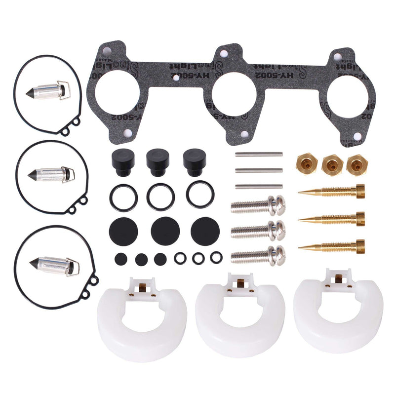 DURAFORCE Outboard Carburetor Repair Kit 6H3-W0093-02 for Yamaha 60HP 70HP Outboard