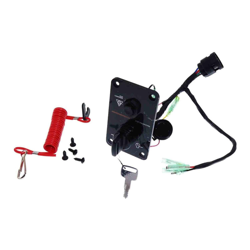 DURAFORCE Outboard Single Engine Key Switch Panel Assembly 704-82570-12-00 For Yamaha