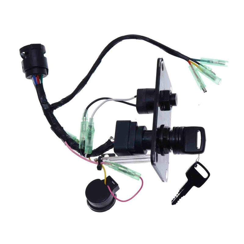 DURAFORCE Outboard Single Engine Key Switch Panel Assembly 704-82570-12-00 For Yamaha