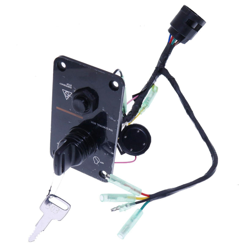 DURAFORCE Outboard Single Engine Key Switch Panel Assembly 704-82570-12-00 For Yamaha