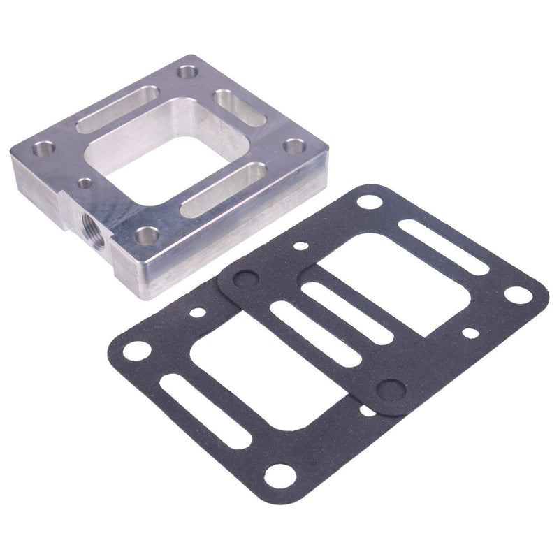 DURAFORCE Oxygen Sensor Plate W/ Gaskets For Mercruiser Most Engines Chevy SBC BBC Ford